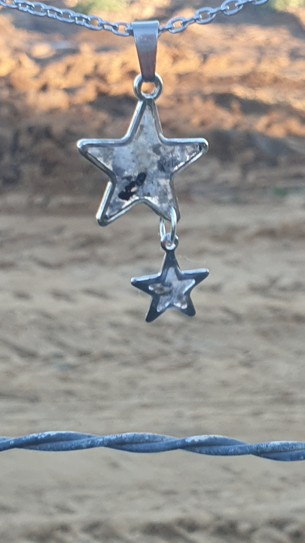 Colgante Doble Estrella