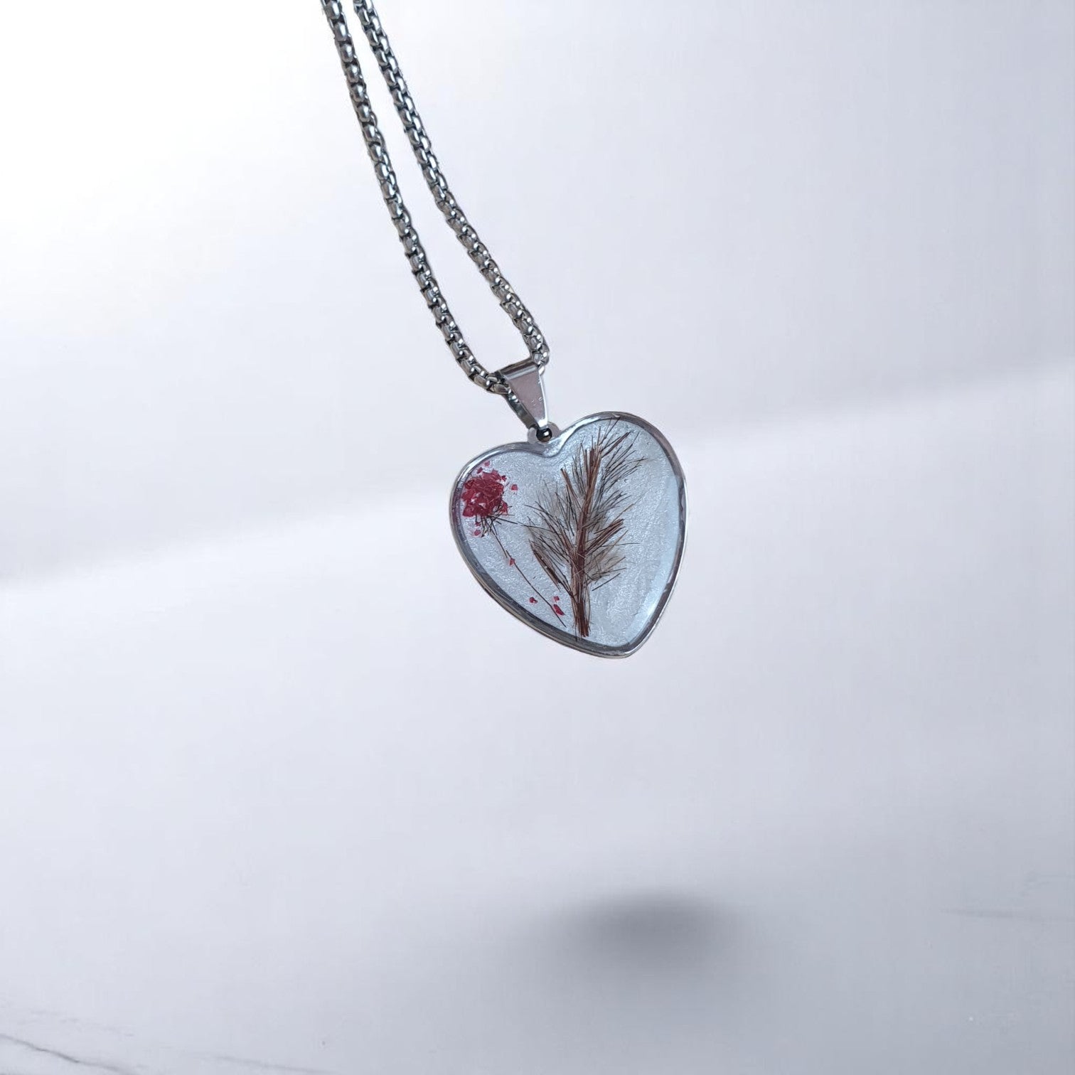 Colgante Corazón  cabello