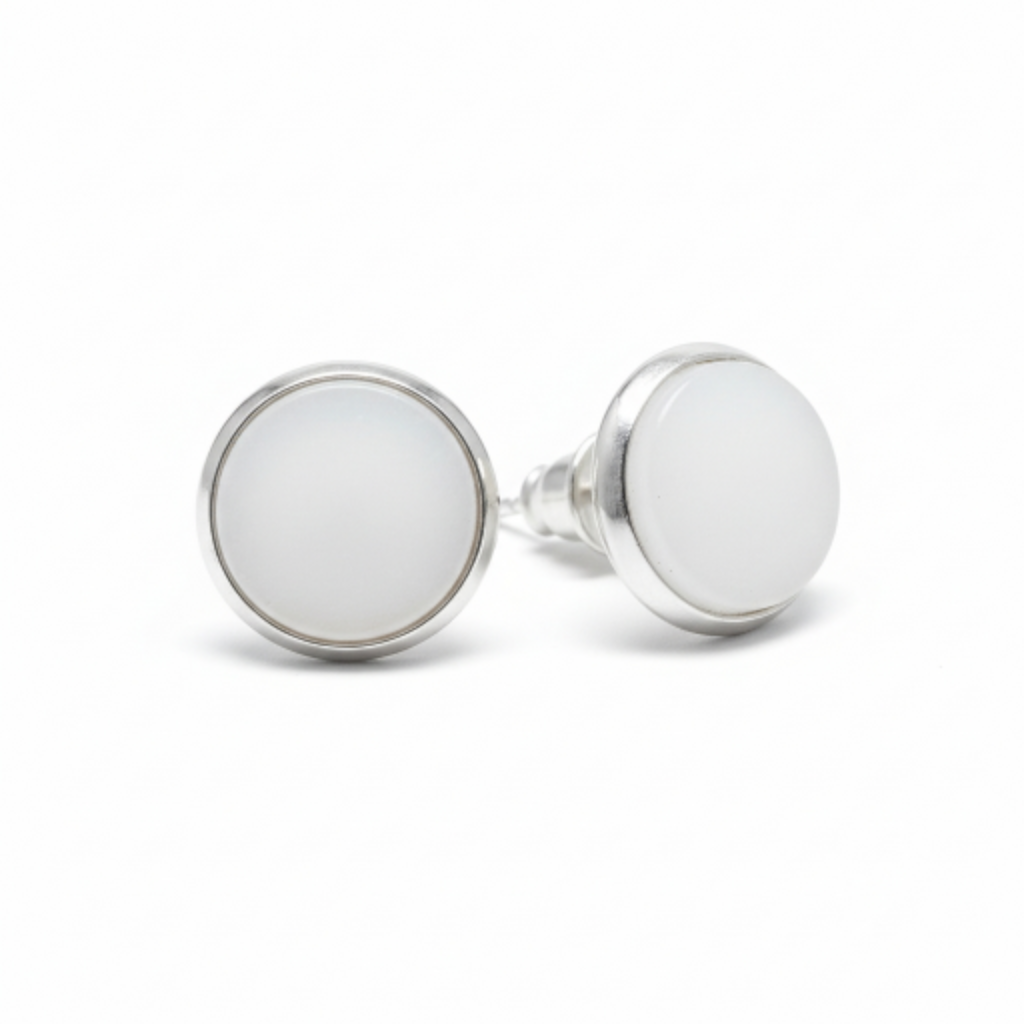 Pendientes Perla plana