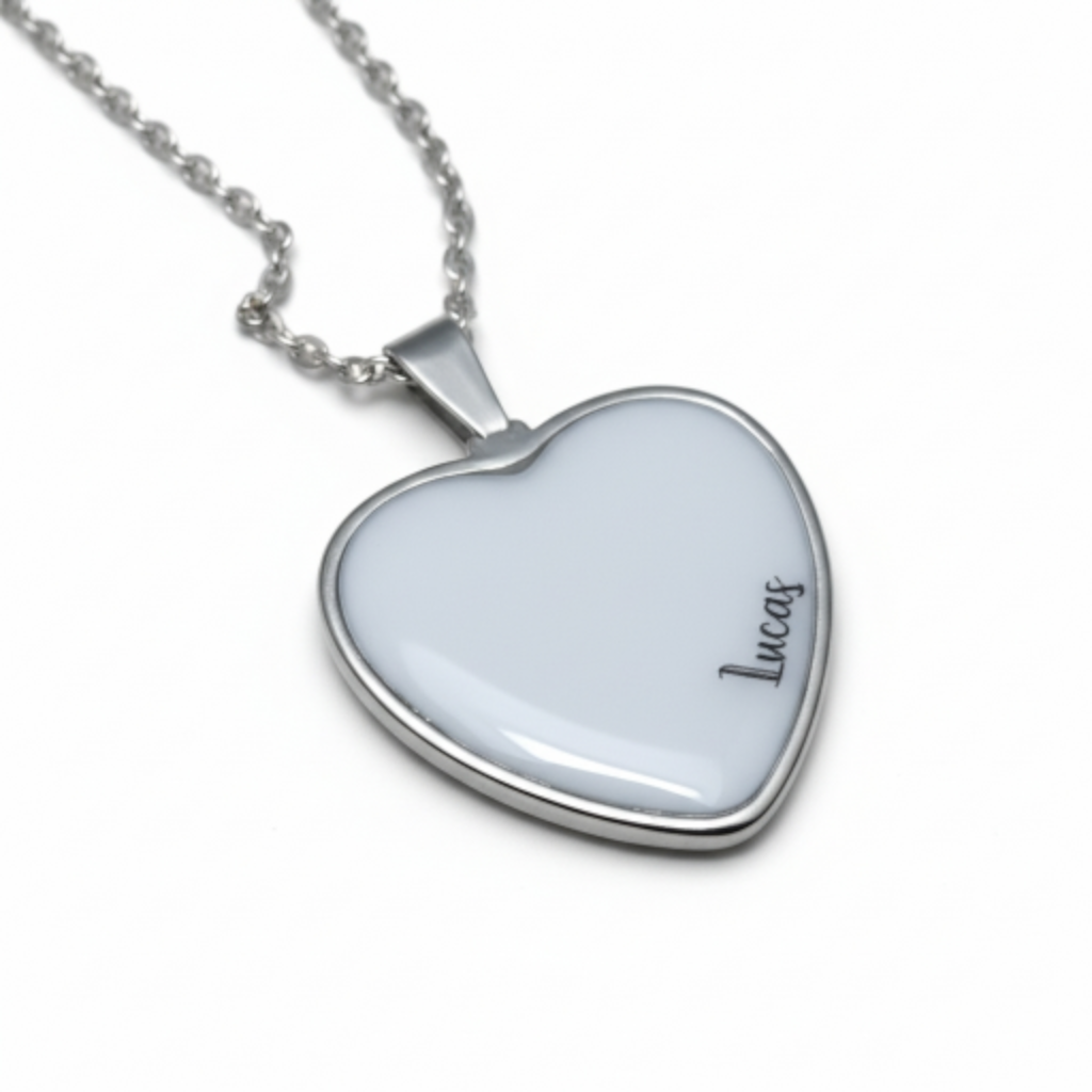 Colgante Corazón  leche materna