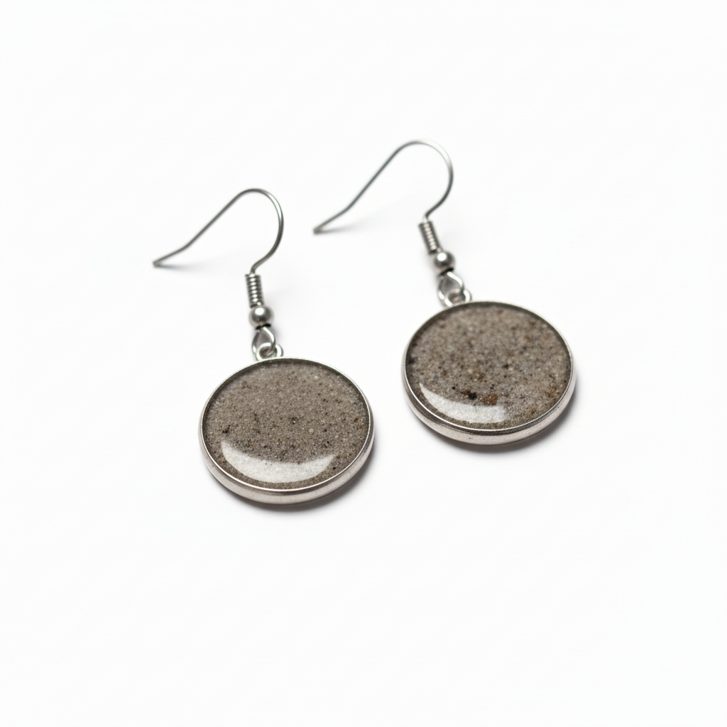 Pendientes Circulo plano