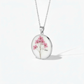 Colgante Circulo cabello flores