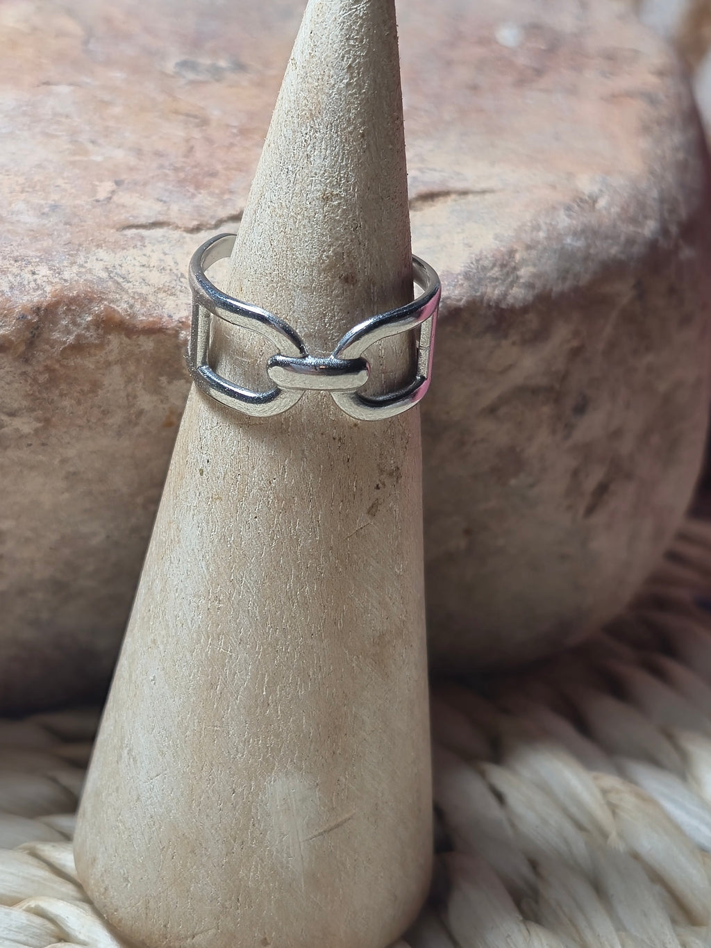 Anillo acero inoxidable eslabón