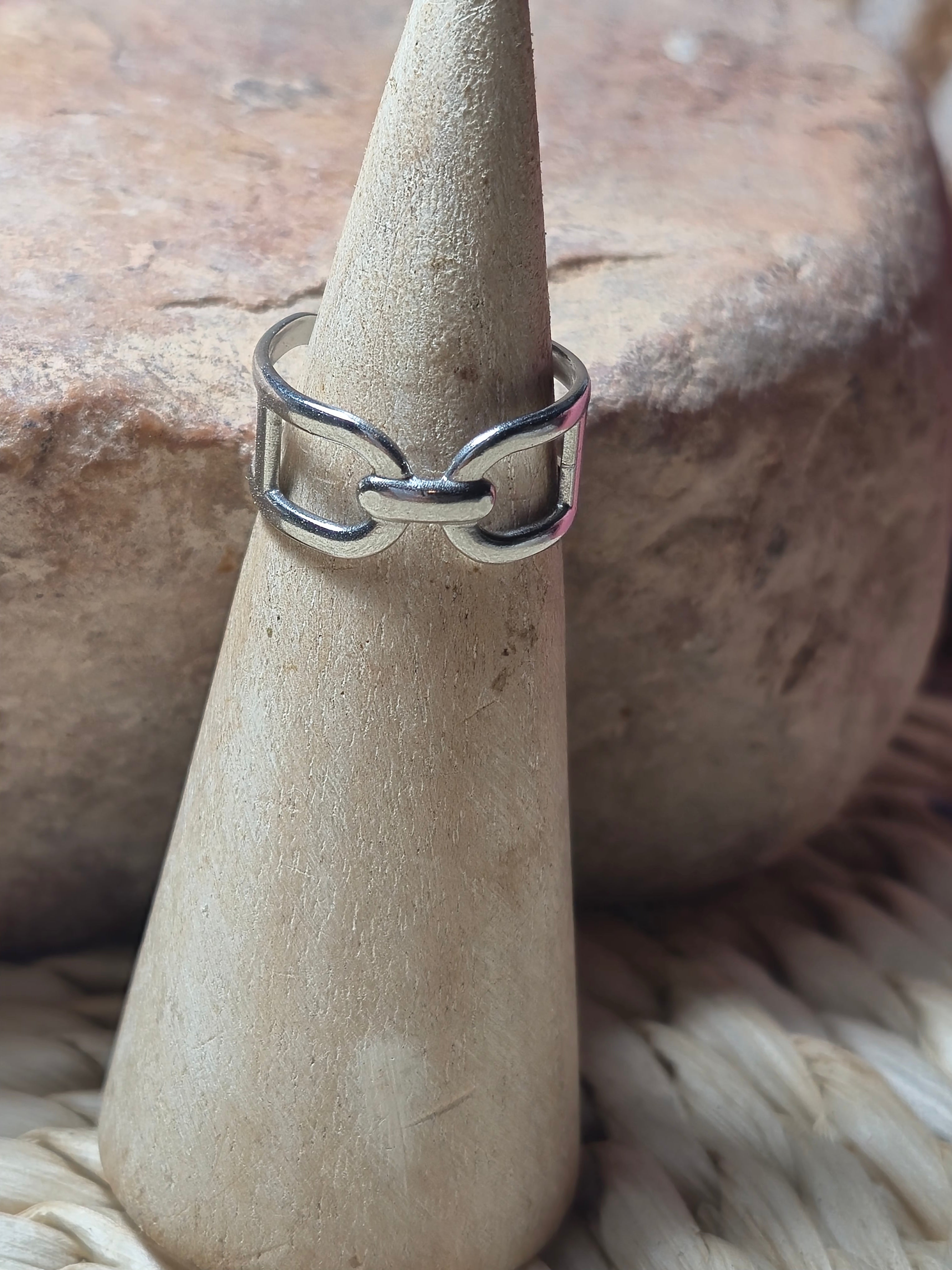 Anillo acero inoxidable eslabón