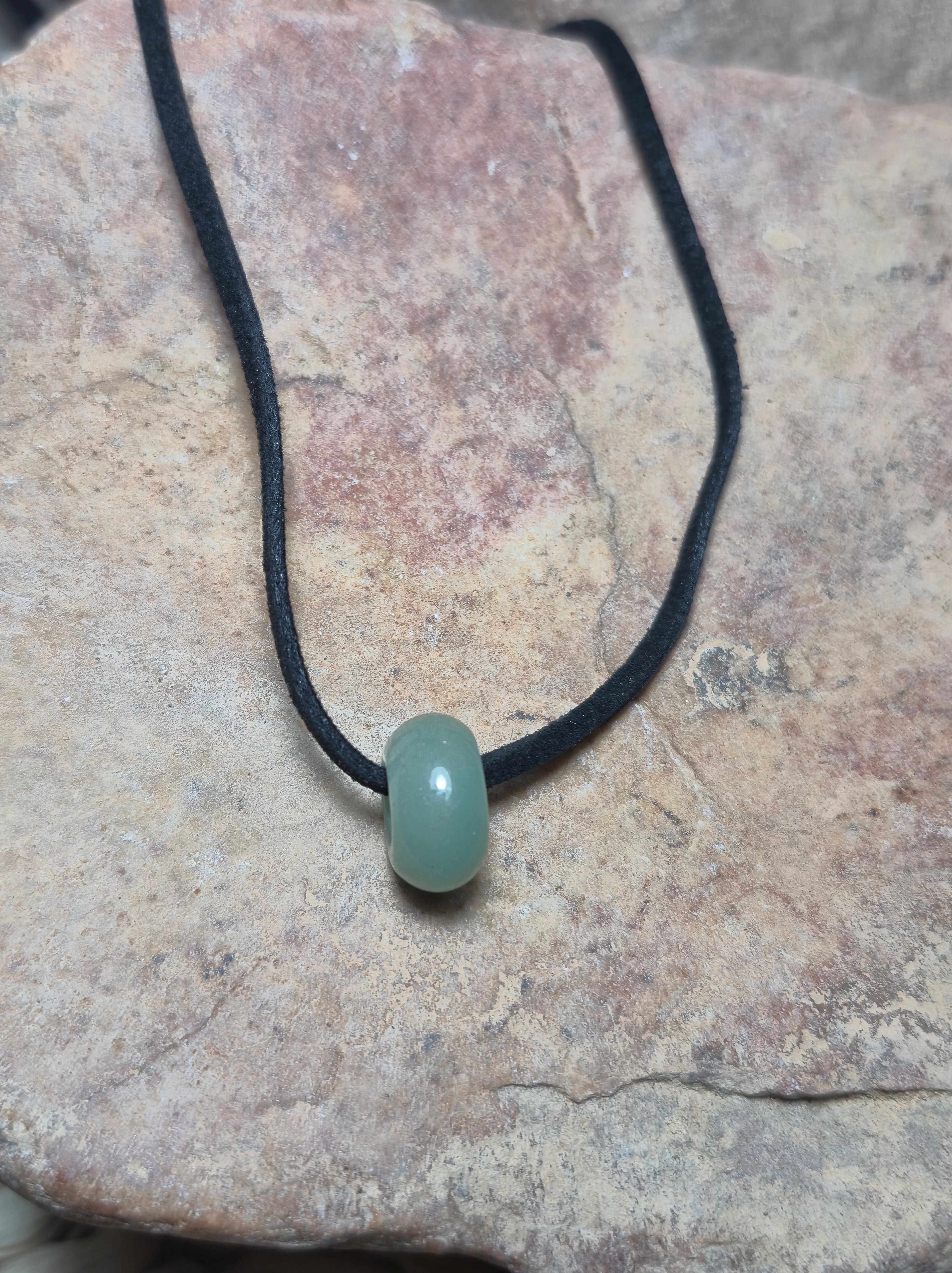 Colgante con aventurina verde(éxito, suerte y abundancia)