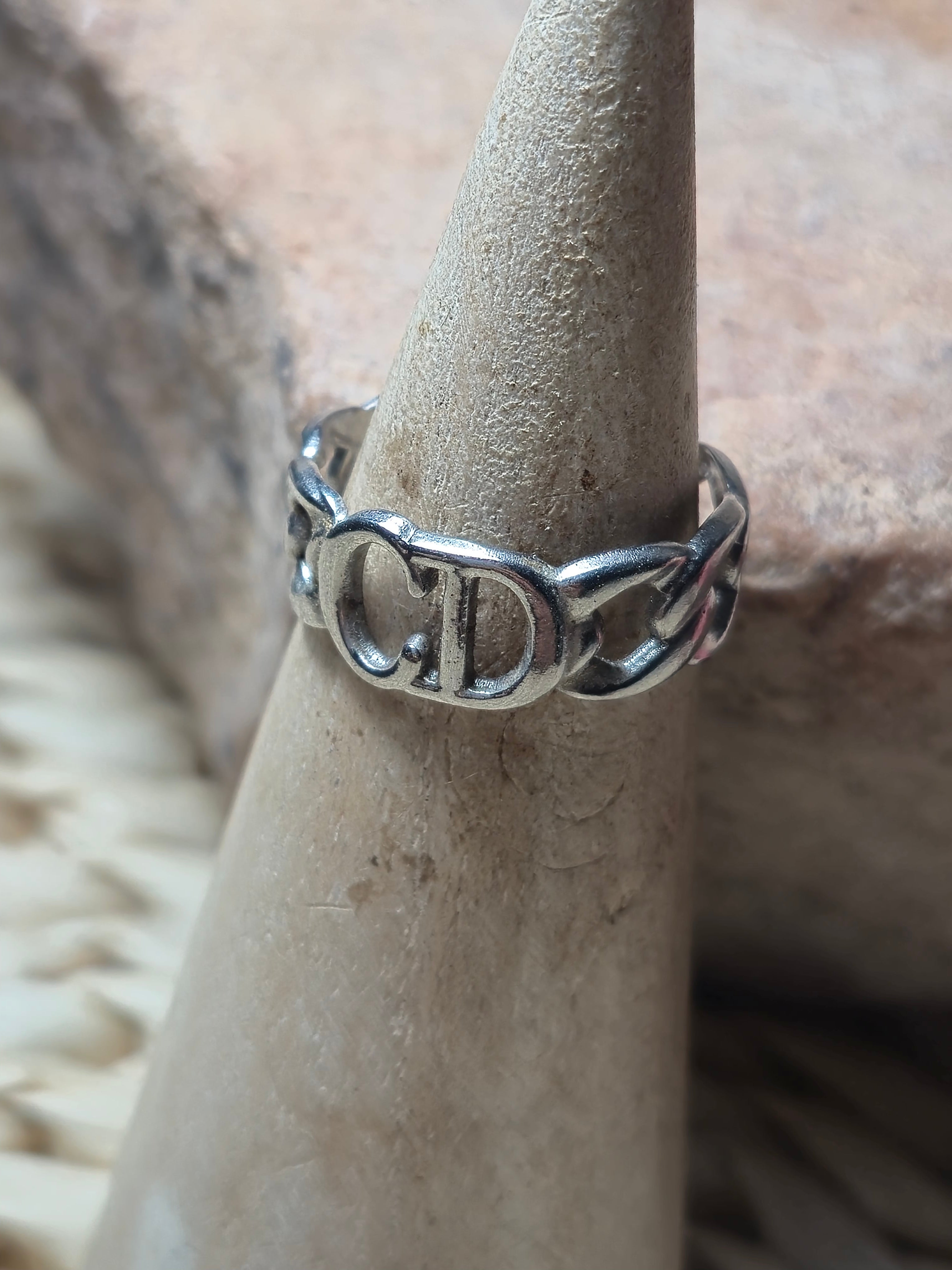 Anillo acero inoxidable CD