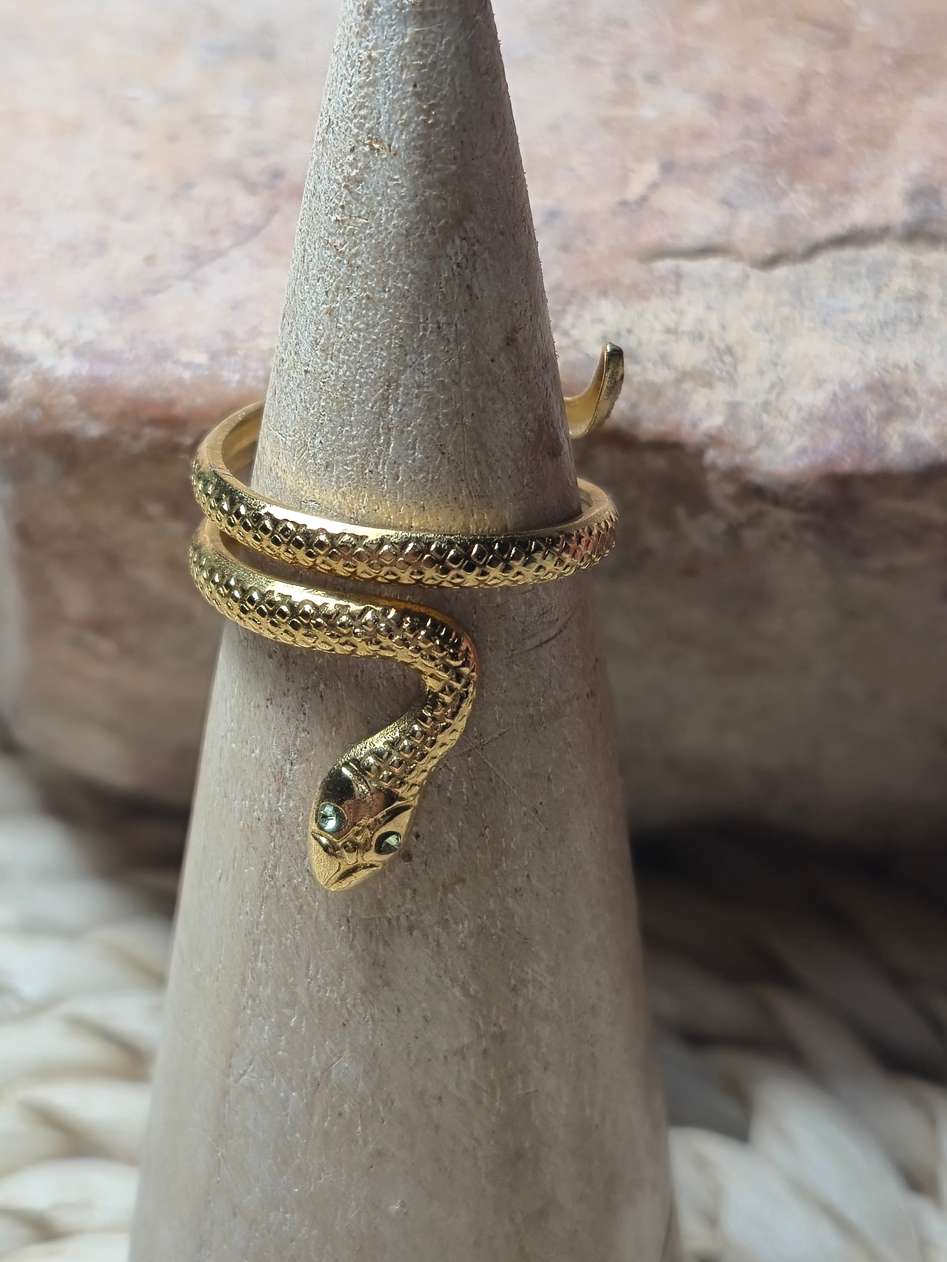 Anillos serpiente acero inoxidable