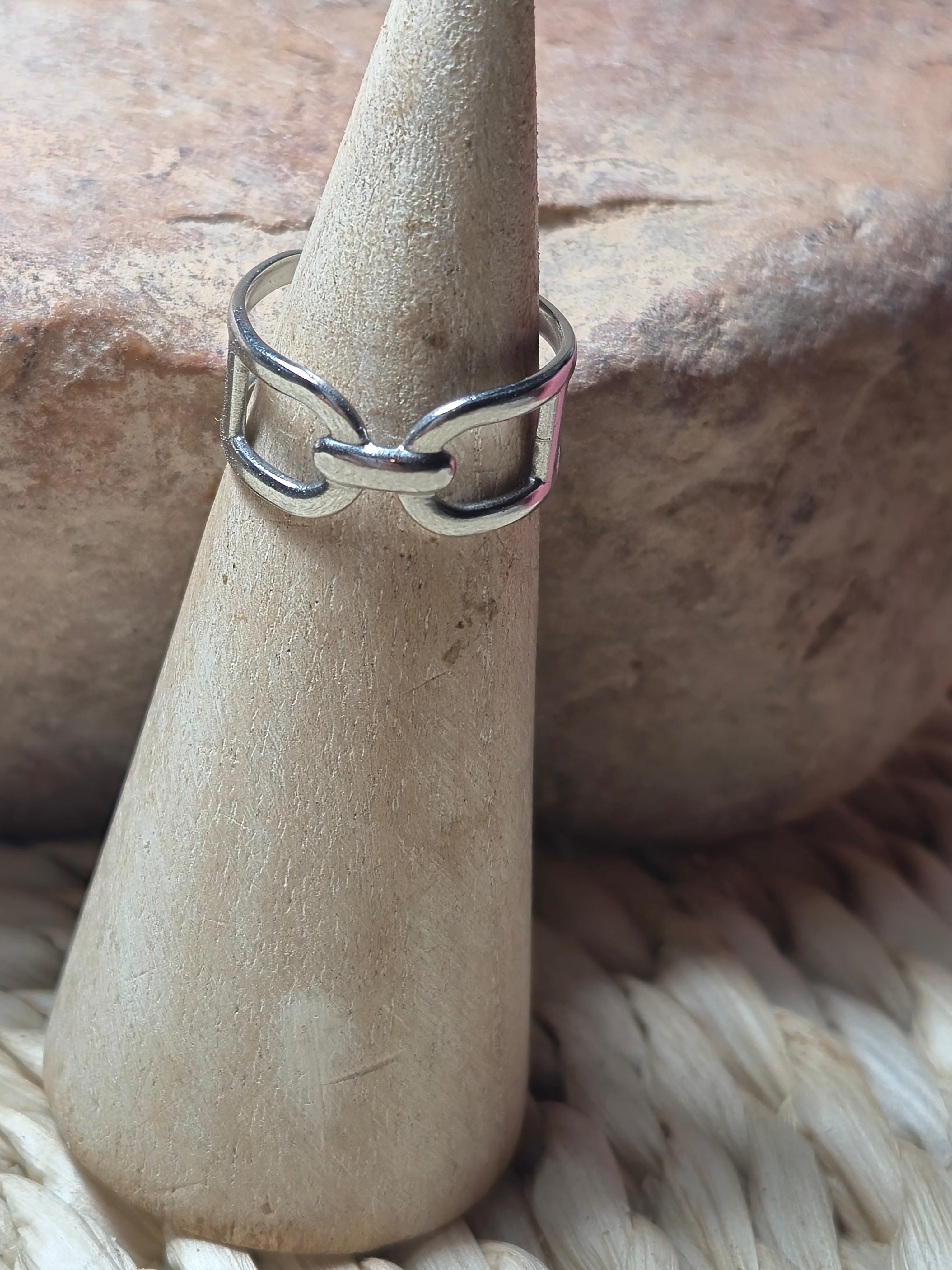 Anillo acero inoxidable eslabón