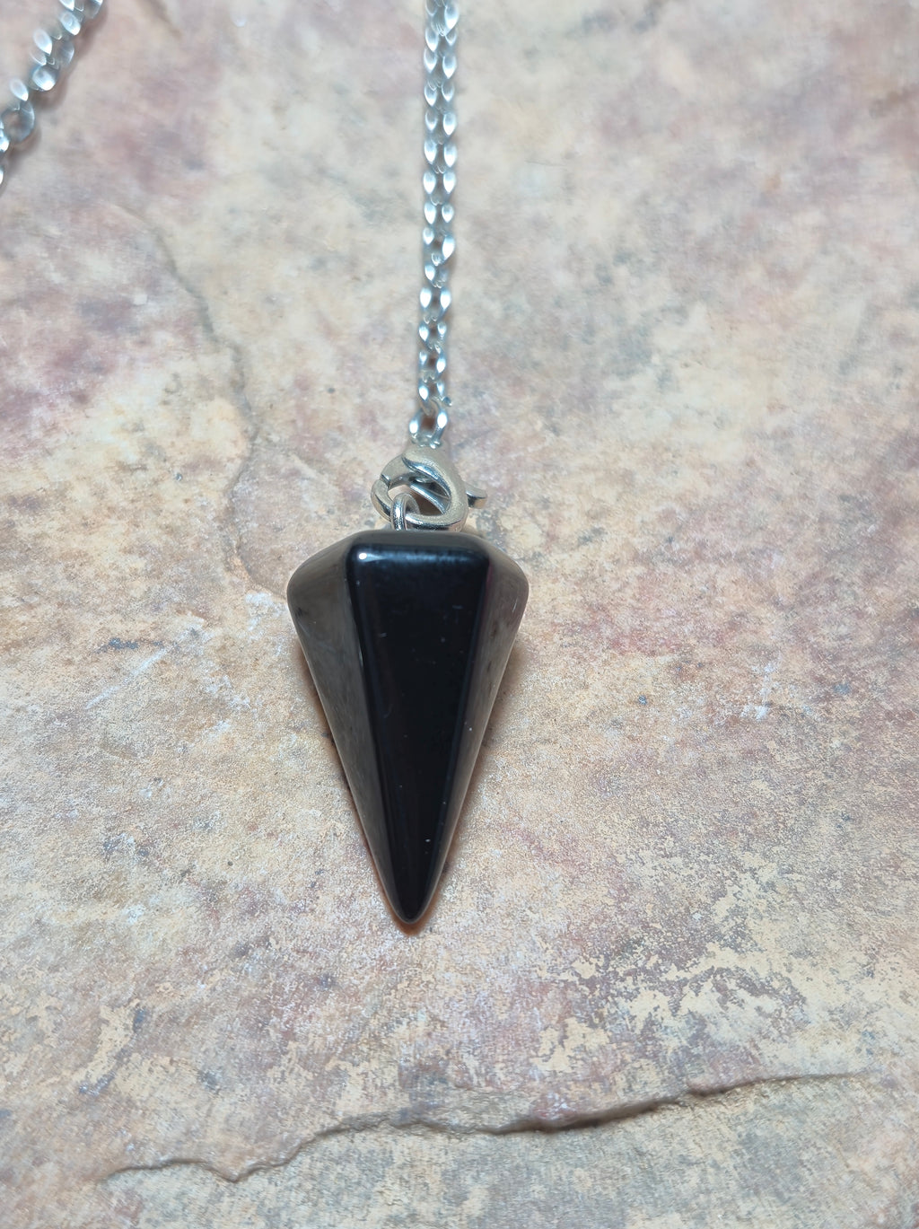 Péndulo obsidiana negra