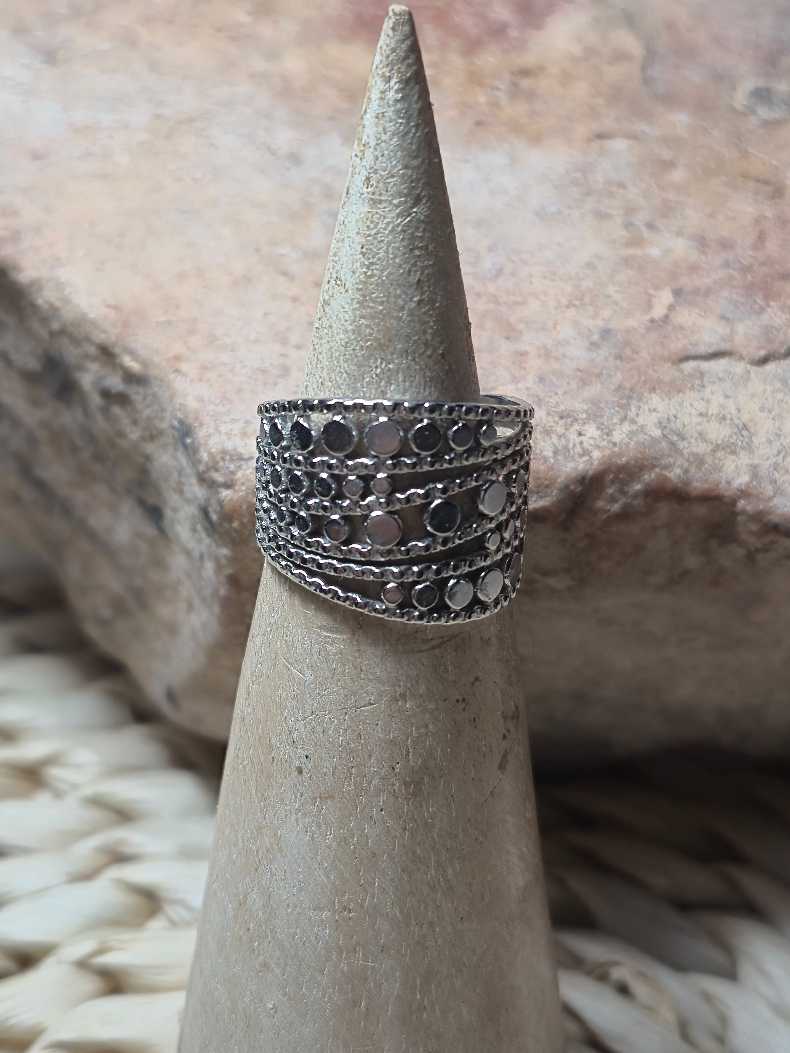 Anillo acero inoxidable gipsy
