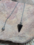 Péndulo obsidiana negra
