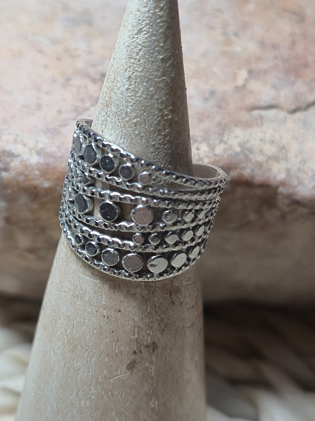 Anillo acero inoxidable gipsy